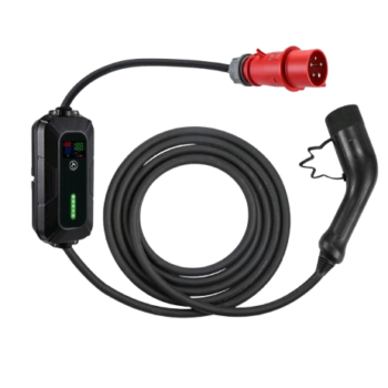עמדת טעינה ניידת 16 אמפר כבל 5 מטר